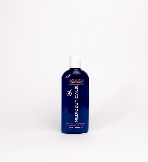 Шампунь для жінок Saturate проти випадіння для нормальної та сухої шкіри голови Mediceuticals 250 мл
