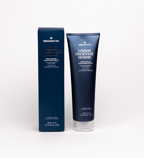 Тонізувальний шампунь та гель для душу для чоловіків Medavita 300 мл - 226